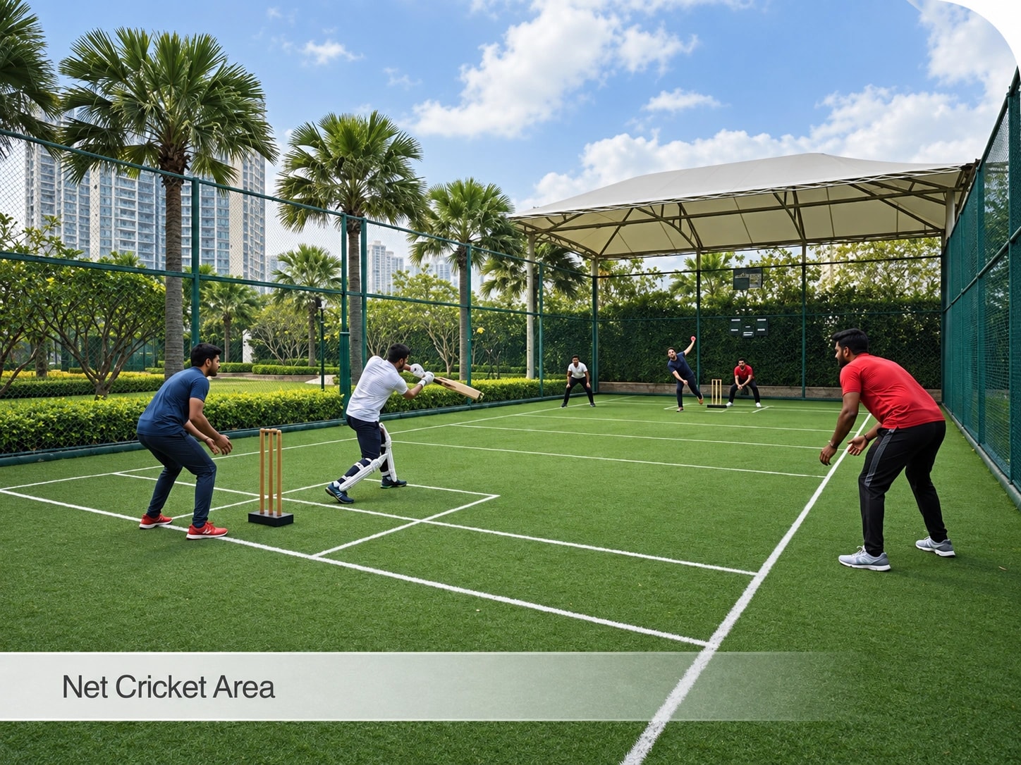 Representative image of net cricket area