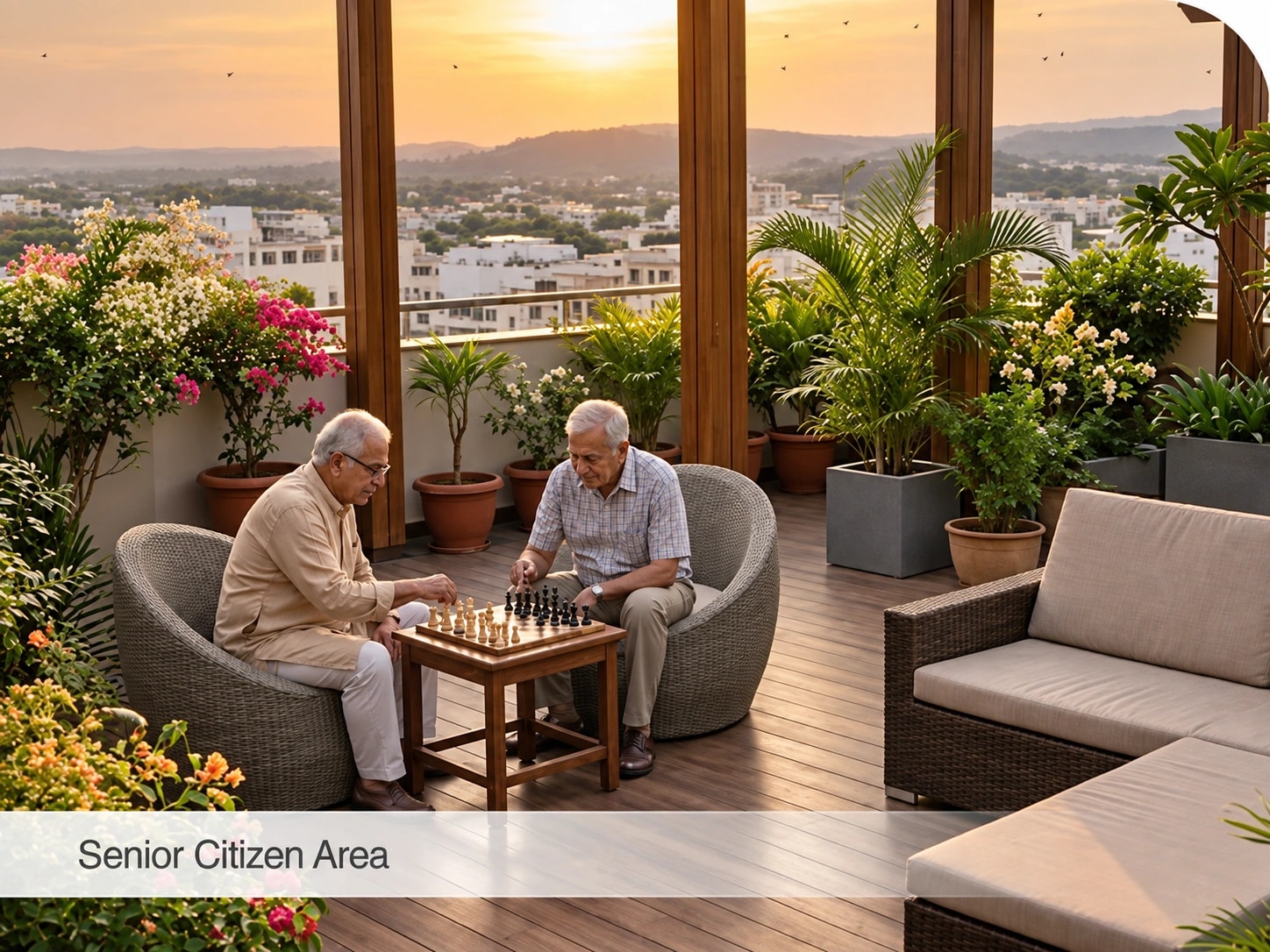 Representative image of senior citizen area
