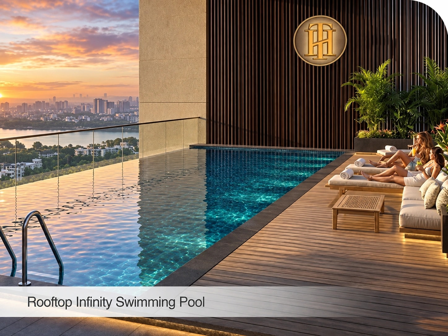 Representative image of rooftop infinity swimming pool